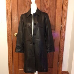 Liz Claiborne Black Leather Jackets
